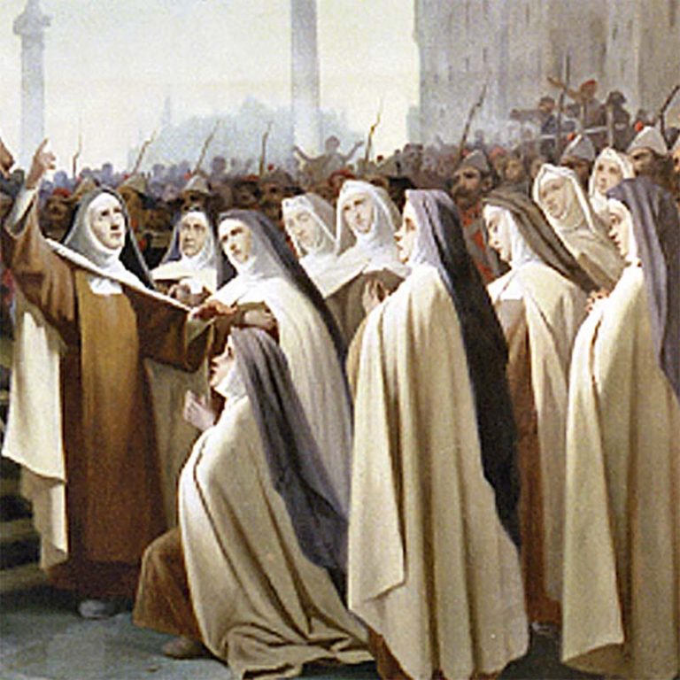 Beatas Mártires Carmelitas de Compiègne – Uniram seu sangue ao Sangue do Cordeiro