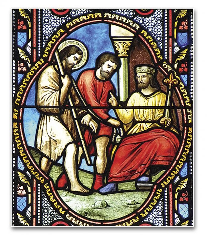 São João Batista diante de Herodes - Catedral de São Maurício, Mirepoix (França) - Foto: Francisco Lecaros