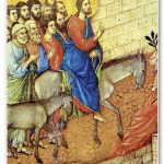 Entrada de Jesus em Jerusalém, por Duccio de Buoninsegna – Catedral de Siena (Itália) – Foto: Reprodução
