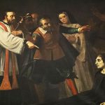 São Francisco de Jerônimo obrigando um cadáver a confessar que estava no inferno – Igreja de São Francisco, Porto de Santa Maria (Espanha) – Foto: Francisco Lecaros