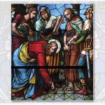 Jesus perdoa a mulher adúltera –  Paróquia de São Patrício, Massachusetts (EUA) – Foto: Gustavo Kralj