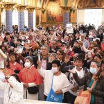 Colômbia – No dia 8 de outubro a Igreja de Nossa Senhora de Fátima, em Tocancipá, acolheu o Encontro Nacional do Apostolado do Oratório Maria Rainha dos Corações. Nas fotos acima, aspectos diversos da programação, que incluiu uma apresentação musical e a celebração da Santa Missa. – Foto: Santiago Luna