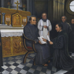 Frei Pedro Egipcíaco professa ante São João Grande – Santuário de São João Grande, Jerez de la Frontera (Espanha) – Foto: Francisco Lecaros