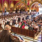Aspectos das cerimônias da Comunhão reparadora dos primeiros sábados realizadas pelos Arautos do Evangelho em várias partes do mundo – Foto: Leandro Souza