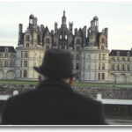 Dr. Plinio em frente ao Castelo de Chambord, em 1988 – Foto: João Clá Dias