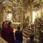 Espanha – Oferenda floral a Nossa Senhora do Pilar – Basílica de Nossa Senhora do Pilar – Saragoça – Foto: Eric Salas