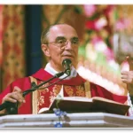 Durante o período que viveu no tempo, Nossa Senhora deve ter participado, pela oração, da obra da criação do universo – Mons. João no ano de 2009, na Basílica de Nossa Senhora do Rosário, Caieiras (SP) – Foto: Gustavo Kralj