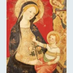 Virgem entre os Anjos, por Pedro Serra – Mosteiro de San Cugat del Vallés (Espanha) – Foto: Francisco Lecaros