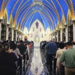Tríduo Pascal com os Arautos – Brasil – Quinta-feira Santa – Igreja de Nossa Senhora do Perpétuo Socorro – Juiz de Fora – Foto: Daniele Fiorindo