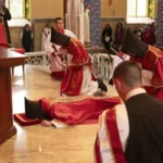 Tríduo Pascal com os Arautos – Colômbia – Sexta-feira Santa – Igreja de Nossa Senhora de Fátima – Tocancipá – Foto: Jesse Arce