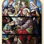 Duas vezes honrado pela intervenção de Deus, nas solenes épocas da criação e da Redenção, o matrimônio é algo santo e exige nosso respeito – Bodas de Caná – Igreja de São Patrício, Boston (Estados Unidos) – Foto: Gustavo Kralj