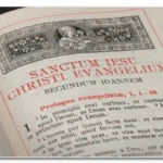Prólogo do Evangelho de São João – Bíblia Vulgata Clementina – Foto: Reprodução