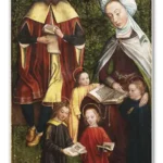 O desígnio que pairava sobre a família evidenciou-se ao longo da vida de Jesus. Mas a Tiago caberia um papel primordial – “Família de Alfeu e Maria de Cléofas com seus quatro filhos” – Museu de Belas Artes, Gante (Bélgica) – Foto: Francisco Lecaros