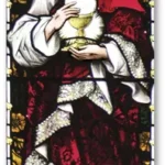 Jesus com a Eucaristia – Igreja de São Carlos Borromeu, Liverpool (Inglaterra) – Foto: Rodhullandemu (CC by-sa 4.0)
