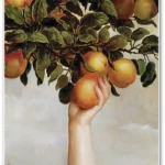 Adão devia ansiar pela ciência do bem e do mal, mas confiando em que o Criador lha ofereceria num manjar especial – Detalhe de “O pecado original”, por Michiel Coxie – Museu de História da Arte, Viena – Foto: Reprodução﻿﻿﻿