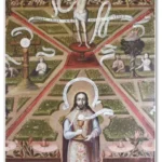 Jesus e a Eucaristia – Museu de Arte Sacra de Santa Mônica, Puebla de Zaragoza (México) – Foto: Reprodução﻿﻿﻿
