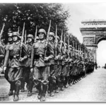 Muitas foram as ocasiões em que, “agradecido”, o vinho colaborou nas lutas e libertação de seus donos – Cena da ocupação nazista na França – Foto: Bundesarchiv (CC by-sa 3.0)