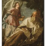 A quem Deus ama com predileção, prova de maneira especial em seu alicerce axiológico: a promessa do cumprimento da própria vocação – “O profeta Elias no deserto confortado por um Anjo”, por Felipe Gil de Mena – Museu Nacional de Escultura, Valladolid (Espanha) – Foto: Reprodução