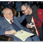 Mais do que um pai, Dr. Plinio era um amigo com “A” maiúsculo, sem par, sem fim, sem parâmetro – Dr. Plinio e o Sr. João em 1990 – Foto: Arquivo Revista﻿﻿﻿