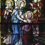 Visitação de Maria a sua prima Santa Isabel – Igreja do Sagrado Coração, New Orleans (USA)