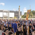 Portogallo – Il Santuario di Fatima ha accolto il 23 aprile i circa ottomila pellegrini che hanno partecipato al XVII Incontro Nazionale degli Araldi del Vangelo. Il programma è culminato con la Santa Messa presieduta da Mons. Francisco Senra Coelho, Arcivescovo di Evora, nella Basilica della Santissima Trinità. – Foto: Nuno Moura