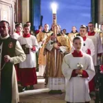 282-AM-018_Triduo Pasquale con gli Araldi_Portogallo_Veglia Pasquale – Basilica di Nostra Signora del Sameiro_Braga_Foto-Nuno Moura