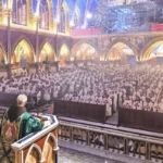 R273-AM-024_19th International Cooperators’ Congress_Brazil_Holy Mass in Our Lady of the Rosary Basilica_Caieiras_Photo-Stephen Nami