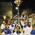 Mass in one of the shops in Automobile City – Photo: Jesus the Good Shepherd Parish