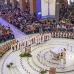 286-AM-011_15th National Pilgrimage to Aparecida_Brazil_National Shrine of Our Lady of Aparecida_Aparecida_Photo-Leandro Souza