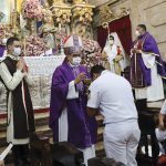 Salvador de Bahía – Para conmemorar el Día del Marinero, el comando del 2.º Distrito Naval de la Marina Brasileña promovió la celebración de una Misa en la basílica de Nuestra Señora de la Concepción de la Playa. Fue presidida por Mons. Dorival Souza Barreto Júnior, obispo auxiliar de Salvador. Miembros de los Heraldos del Evangelio auxiliaron en el ceremonial. – Foto: Felipe Cedraz