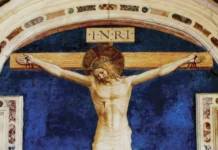 Cruz iluminada, luz crucificada