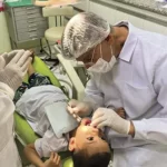 Atención odontológica en la Asociación Cristiana Santa Clara – Foto: Parroquia Jesús Buen Pastor